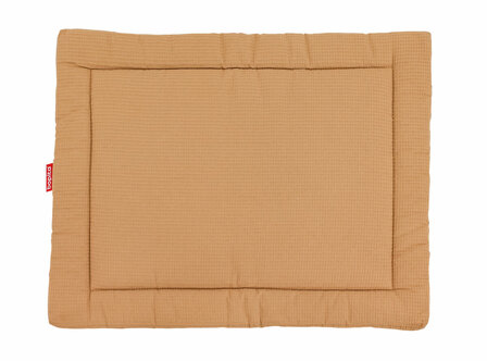 Bopita boxkleed square camel - ecru 75x95 