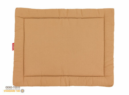 Bopita boxkleed square camel - ecru 75x95 