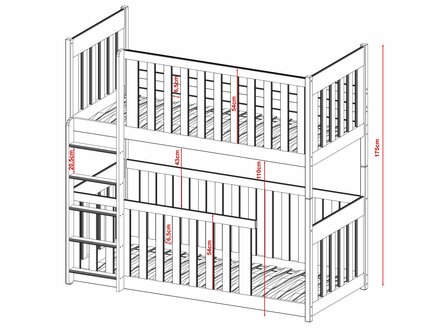 3/4 open uitval