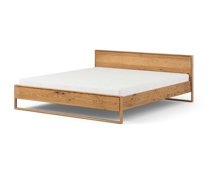 Alessano massief eiken bed geolied 140x200