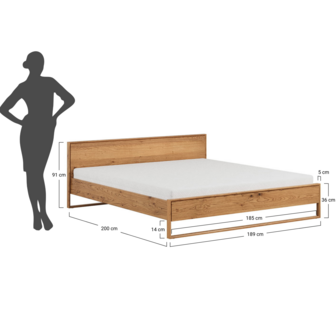 bedmaten Alessano bed 180x200