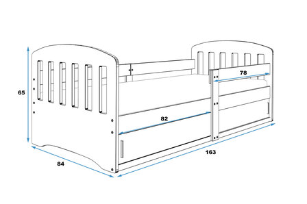 bedmaten cardi bed 80x160