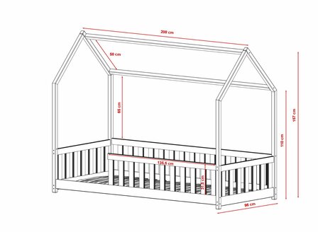 Novelle 90x200 bedmaten