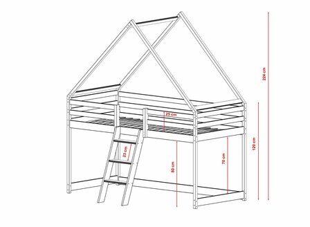 bedmaten Matino bedhuisje