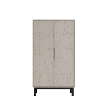 Country 2 deurs kast grenen white wash