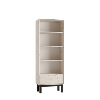 country boekenkast grenen white wash