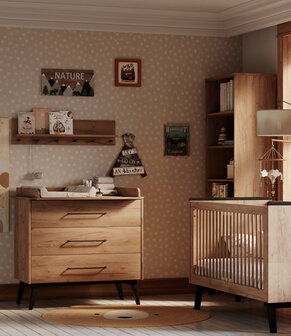 sfeer retro babykamer