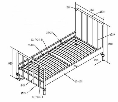 bedmaten Bronxx bed