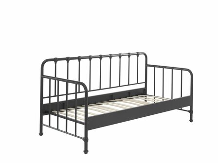 Bronxx bedbank 90x200 zwart