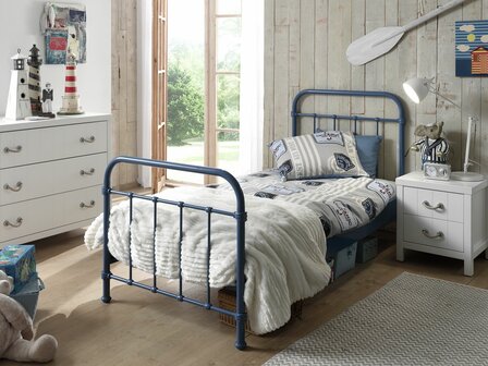 sfeer new york bed blauw