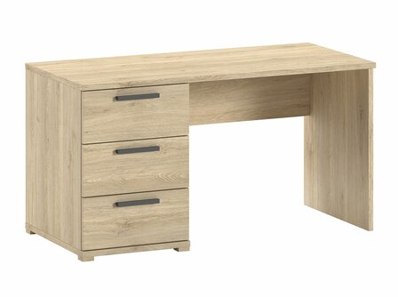 Sam bureau eiken look 3 laden