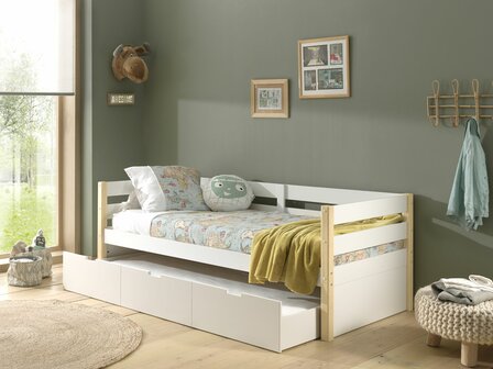 Optie met bedlade 90x190