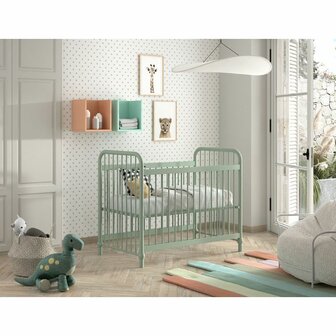 Jaxx bronxx babyledikant pastel groen