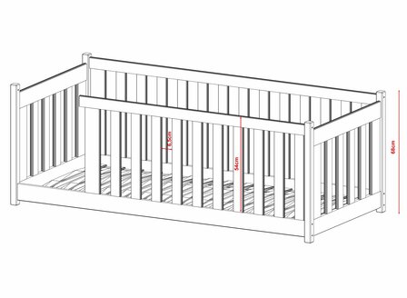 bedmaten Carato met 3/4 uitval