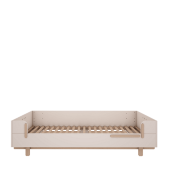 Basic 1-persoonsbed 90x200 wit 