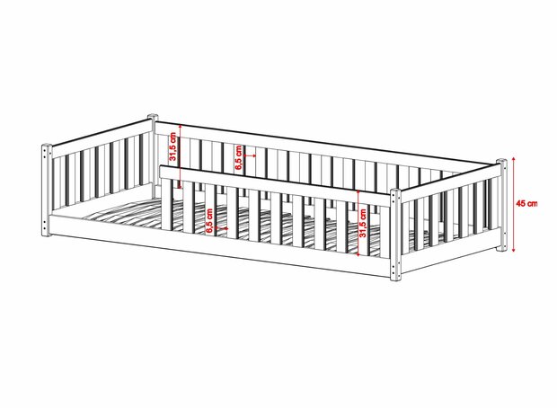 bedmaten 80x160 bed