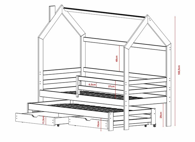 bedmaten 80x160 