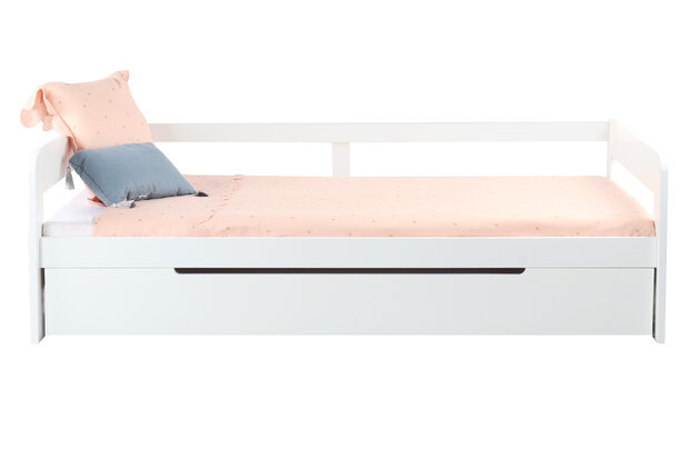 Corato bedbank met opklapbed 90x200 wit
