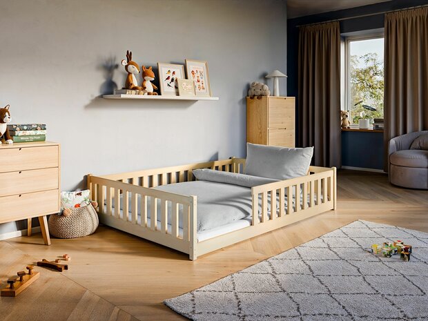 Barletta twijfelaar inloop bed 140x200 naturel