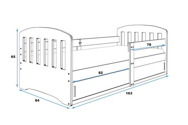 bedmaten cardi bed 80x160