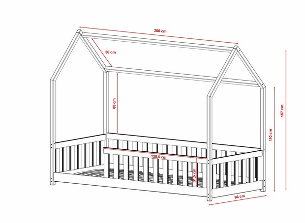 Novelle 90x200 bedmaten