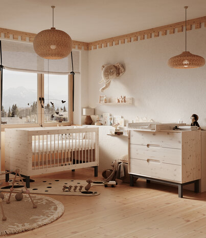 sfeer country babykamer