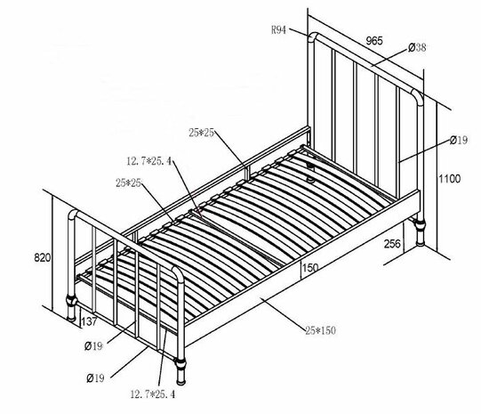 bedmaten Bronxx bed