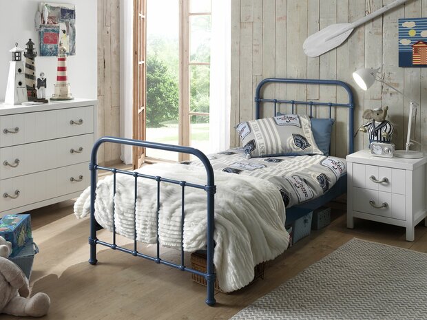 sfeer new york bed blauw