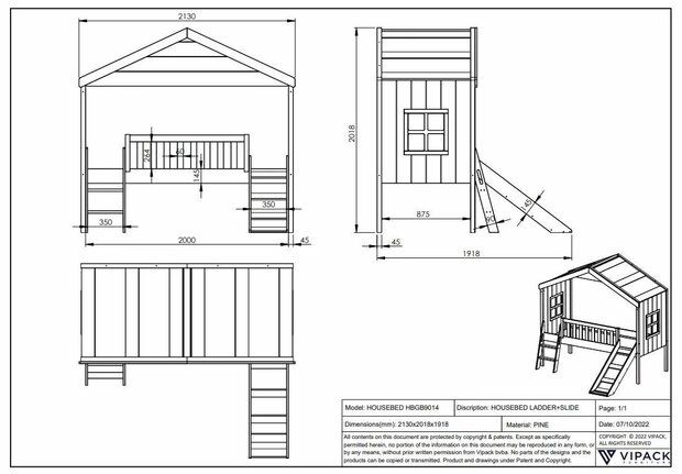 bedmaten boomhut bed