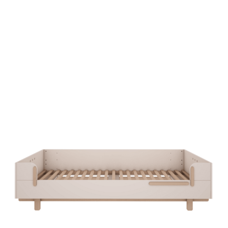 Basic 1-persoonsbed 90x200 wit 