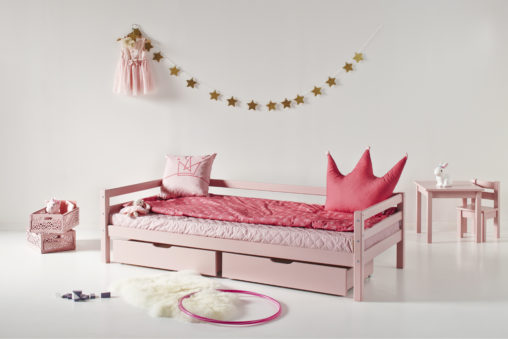 Hoppekids Coprimaterasso rosa fucsia 90 x 200 x 12 cm 