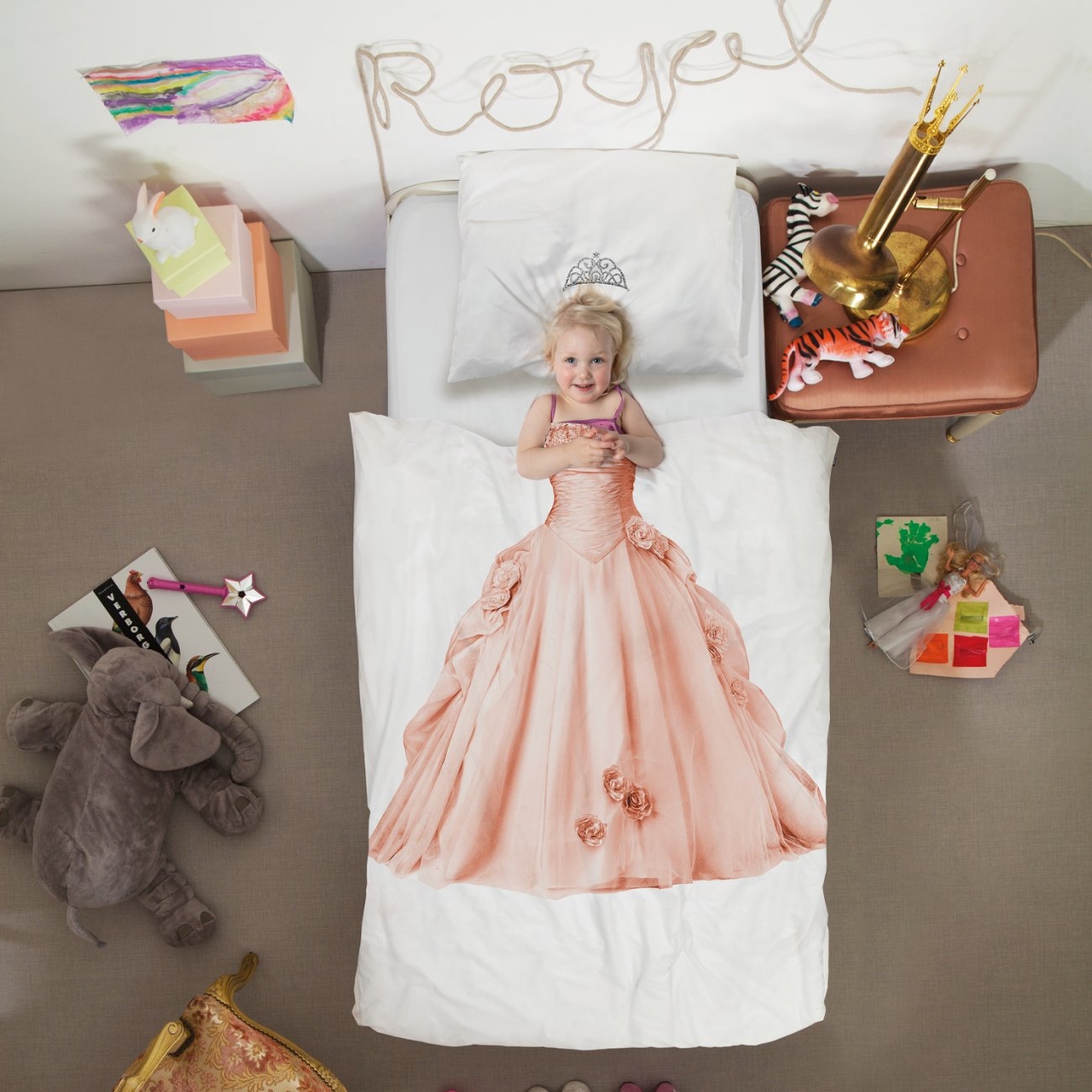 toewijding uitvinden Netjes Snurk dekbedovertrek Princess Pink Junior 120x150 - Kinderbeddenstore